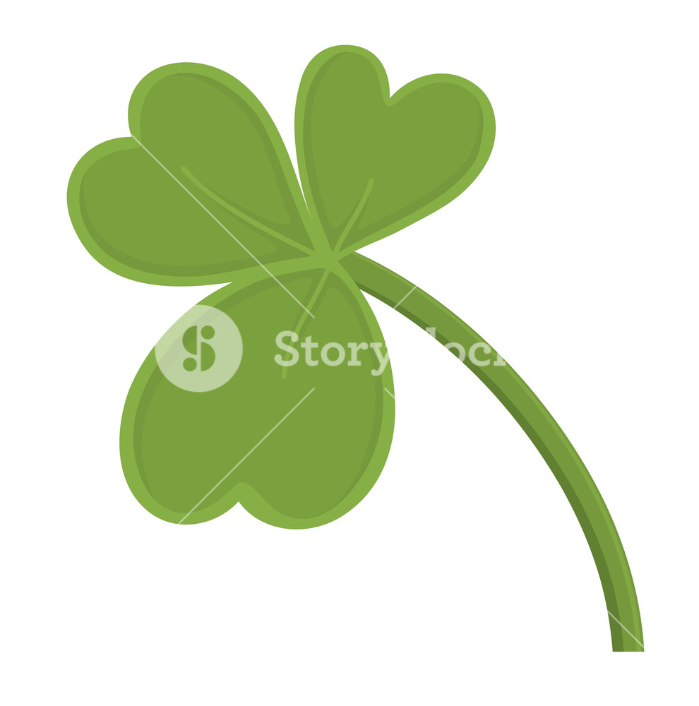 990x1000 Vintage Shamrock Vector Royalty Free Stock Image