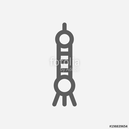 500x500 Travel City Series. Symbol Of Country Shanghai City Icon. Isolated