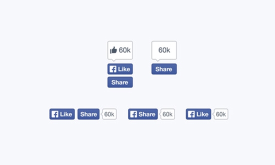 550x330 Gorgeous Free Facebook Button Like Psd Designs