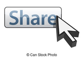 284x194 Share Button Clip Art Vector And Illustration. 9,401 Share Button