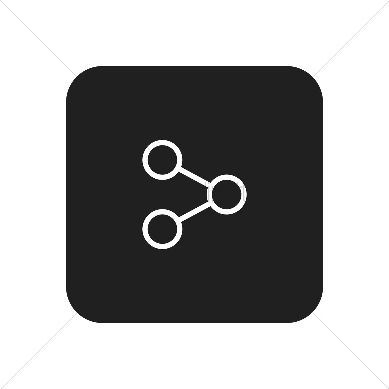 1300x1300 Share Button Vector Image