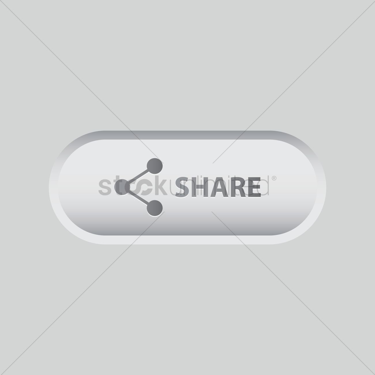 1300x1300 Share Button Vector Image
