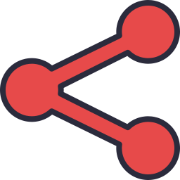 256x256 Share Icon Outline Filled