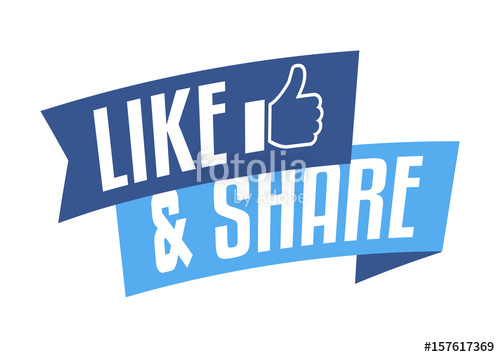 500x357 Like And Share Stock Image And Royalty Free Vector Files On
