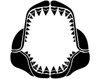 340x270 Shark Teeth Svg Etsy