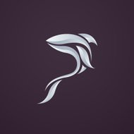 190x190 Shark Logo Vector Premium Clipart