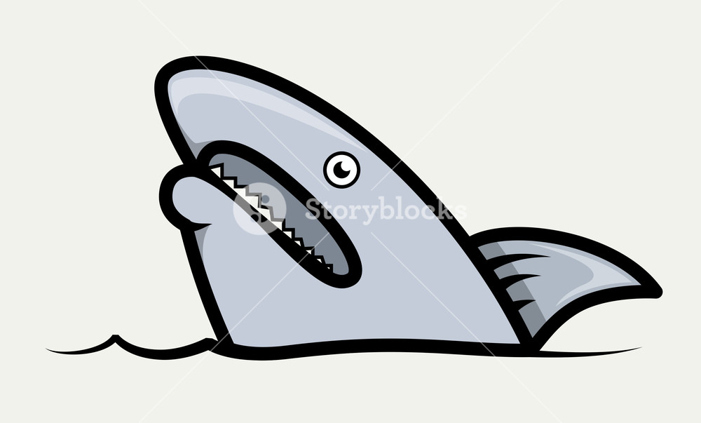 1000x603 Shark Mouth Over The Waves