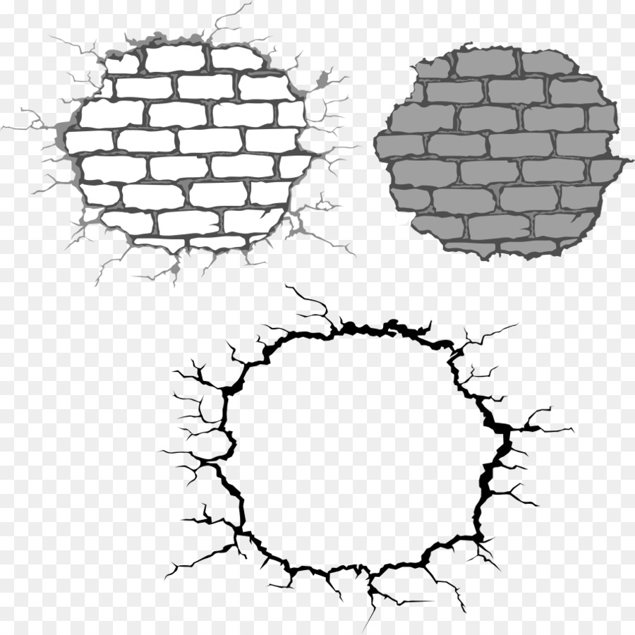 900x900 Stone Wall Brick Drawing Clip Art