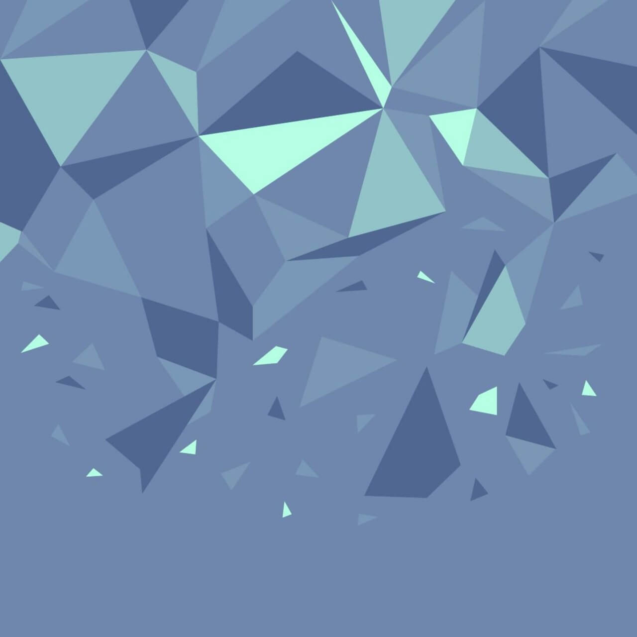 1280x1280 Free Vector Shattered Polygons