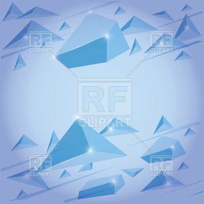 400x400 Ice Crystals Background