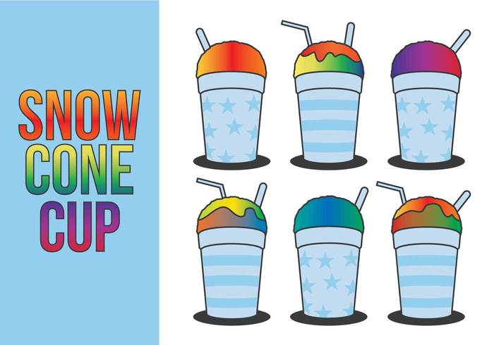 700x490 Snow Cone Cup Vectors 125187