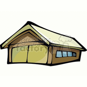 300x300 Royalty Free Storage Building 128675 Vector Clip Art Image