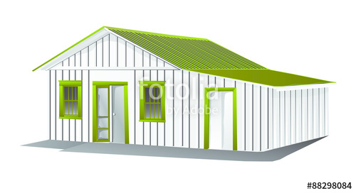 500x272 Vintage Garage Gas Station Or Shed Stock Image And Royalty Free