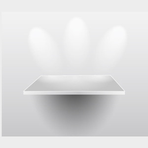 300x300 Presentation Shelf Vector