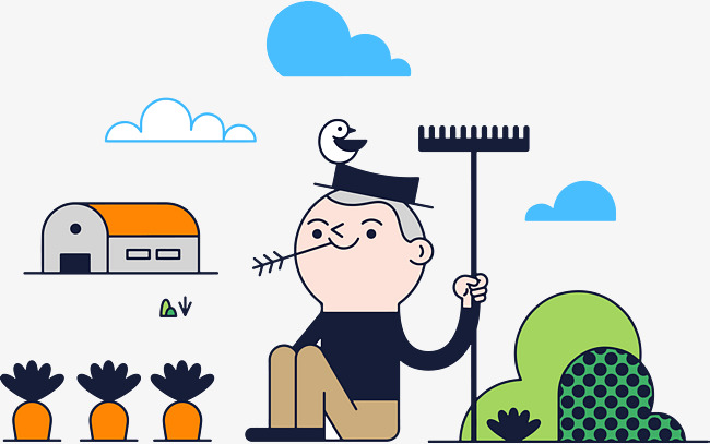 650x407 Farmer Shepherd Vector, Cartoon, Farms, Green Png And Vector For