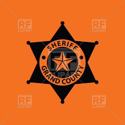 400x400 Sheriff Badge Icon Vector Image Vector Artwork Of Signs, Symbols