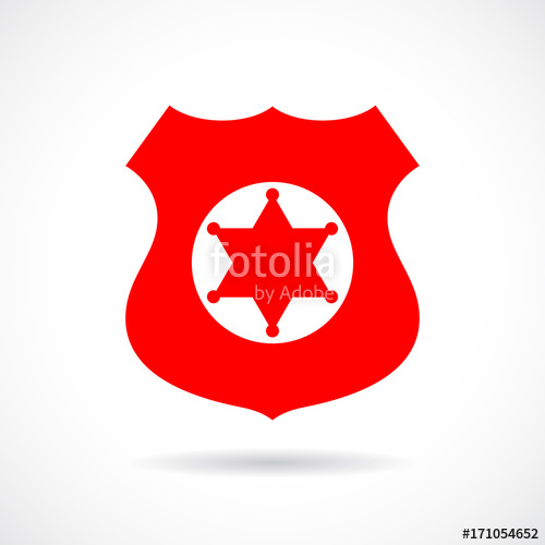 500x500 Sheriff Badge Vector Icon Stock Image And Royalty Free Vector
