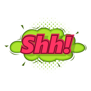 300x300 Shh Royalty Free Vectors