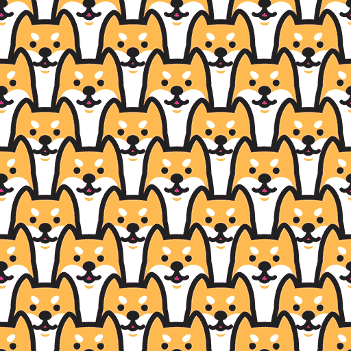 512x512 Shiba Inu Vector Gif By Michael Shillingburg