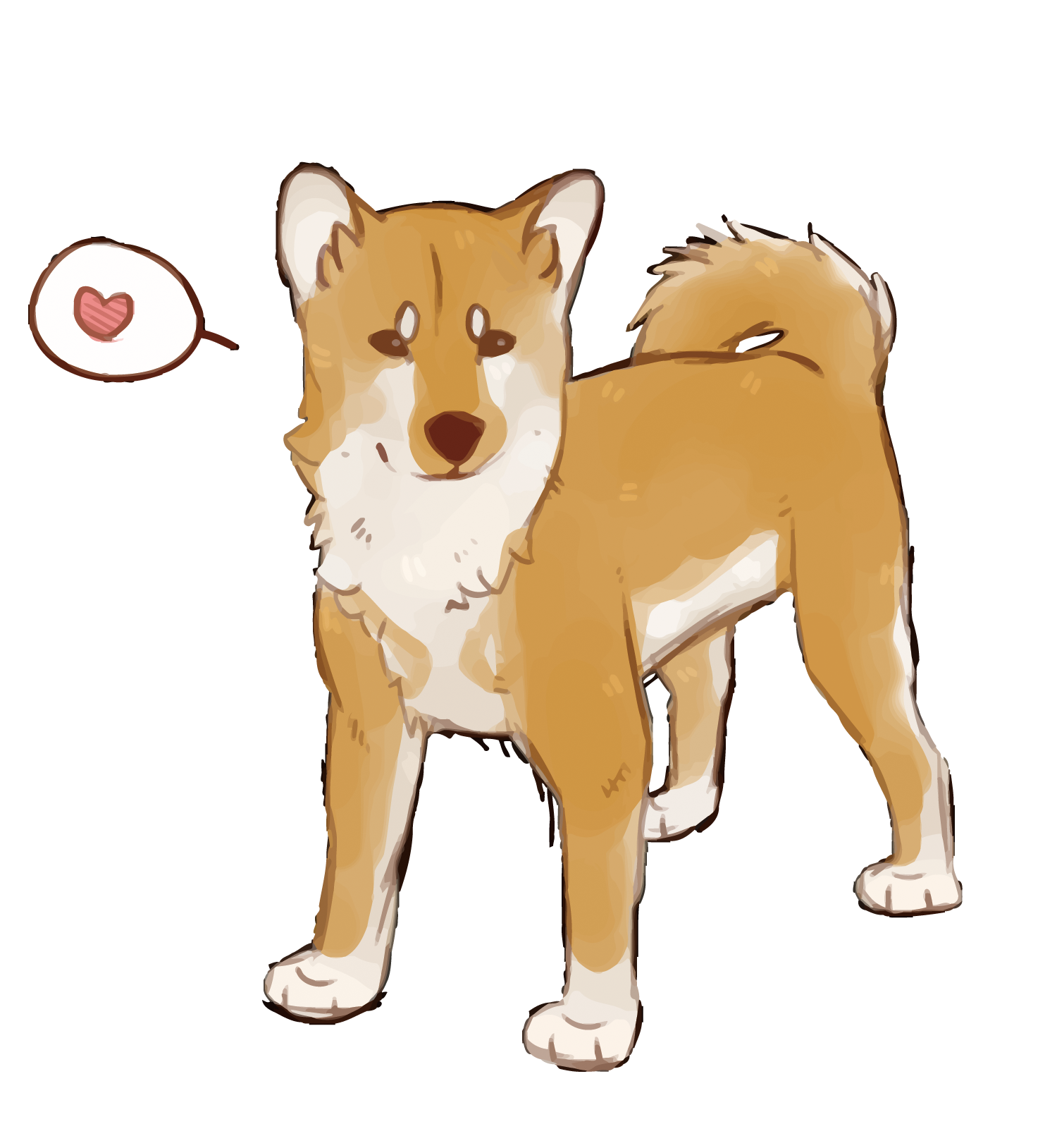 Shiba Inu Vector at GetDrawings | Free download