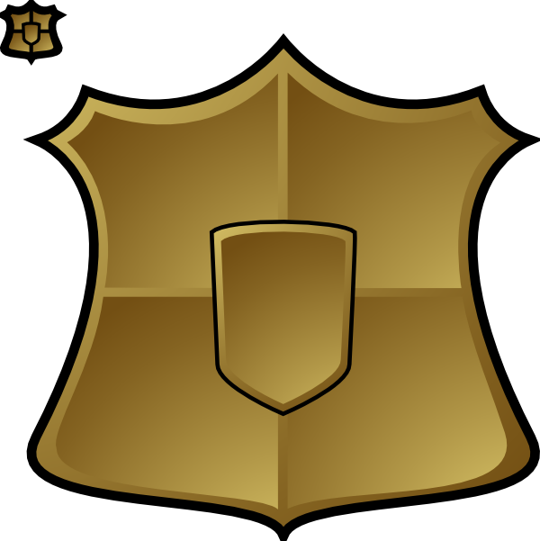 600x601 Shield Clip Art Free Vector 4vector