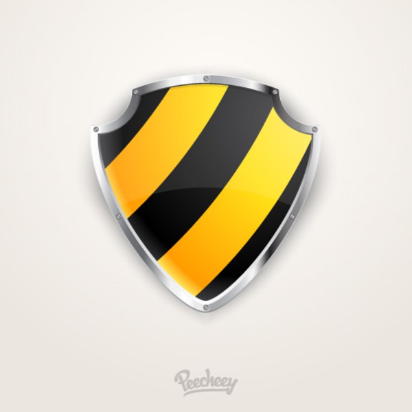 600x600 Security Shield Icon Free Vector 123freevectors