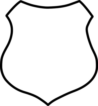 Shield Outline Vector at GetDrawings | Free download