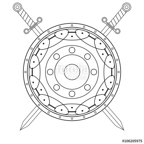 500x500 Gorgeous Viking Shield Template Viking Shield