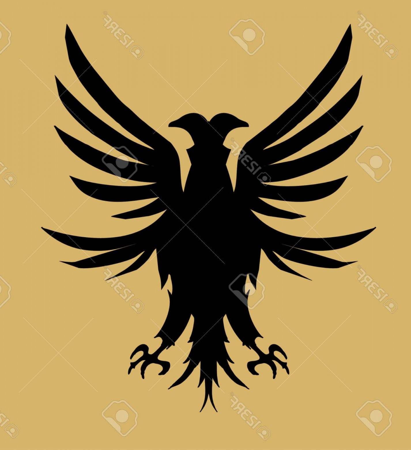 1426x1560 Phototribal Tattoo Eagle Shield Vector Art Lazttweet