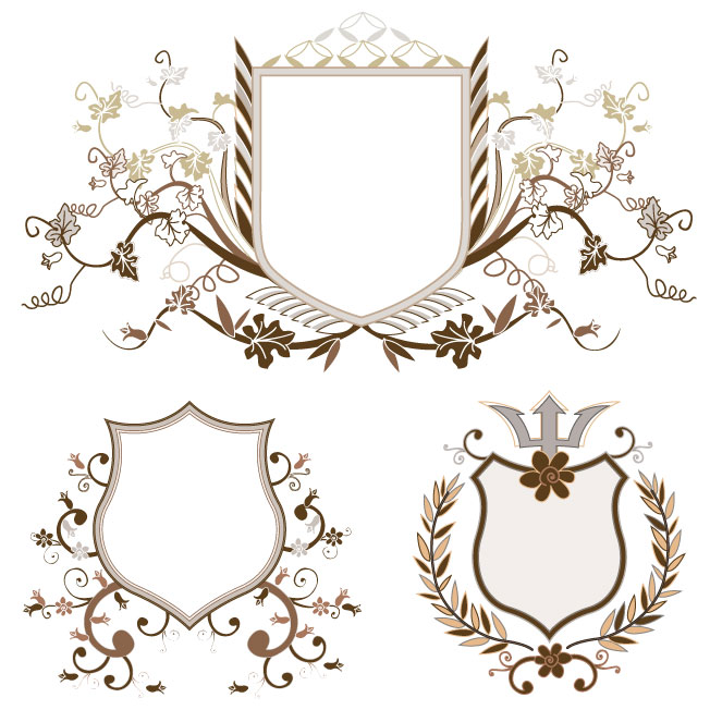 652x652 European Shield Pattern Vector Free Vector 4vector
