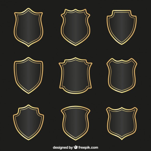 626x626 Medieval Shields Collection Vector Free Download