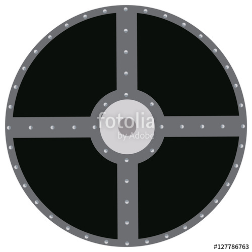 500x500 Viking Shield Vector Stock Image And Royalty Free Vector Files On