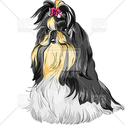 400x400 Shih Tzu Vector Image Vector Artwork Of Plants And Animals