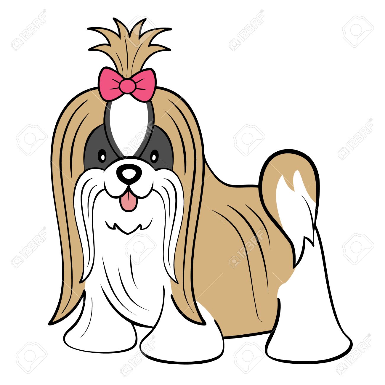 1300x1300 Shih Tzu Clipart Animated