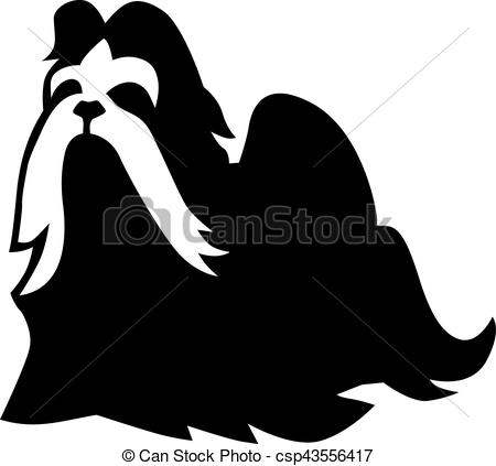 450x423 Shih Tzu With Long Hair.