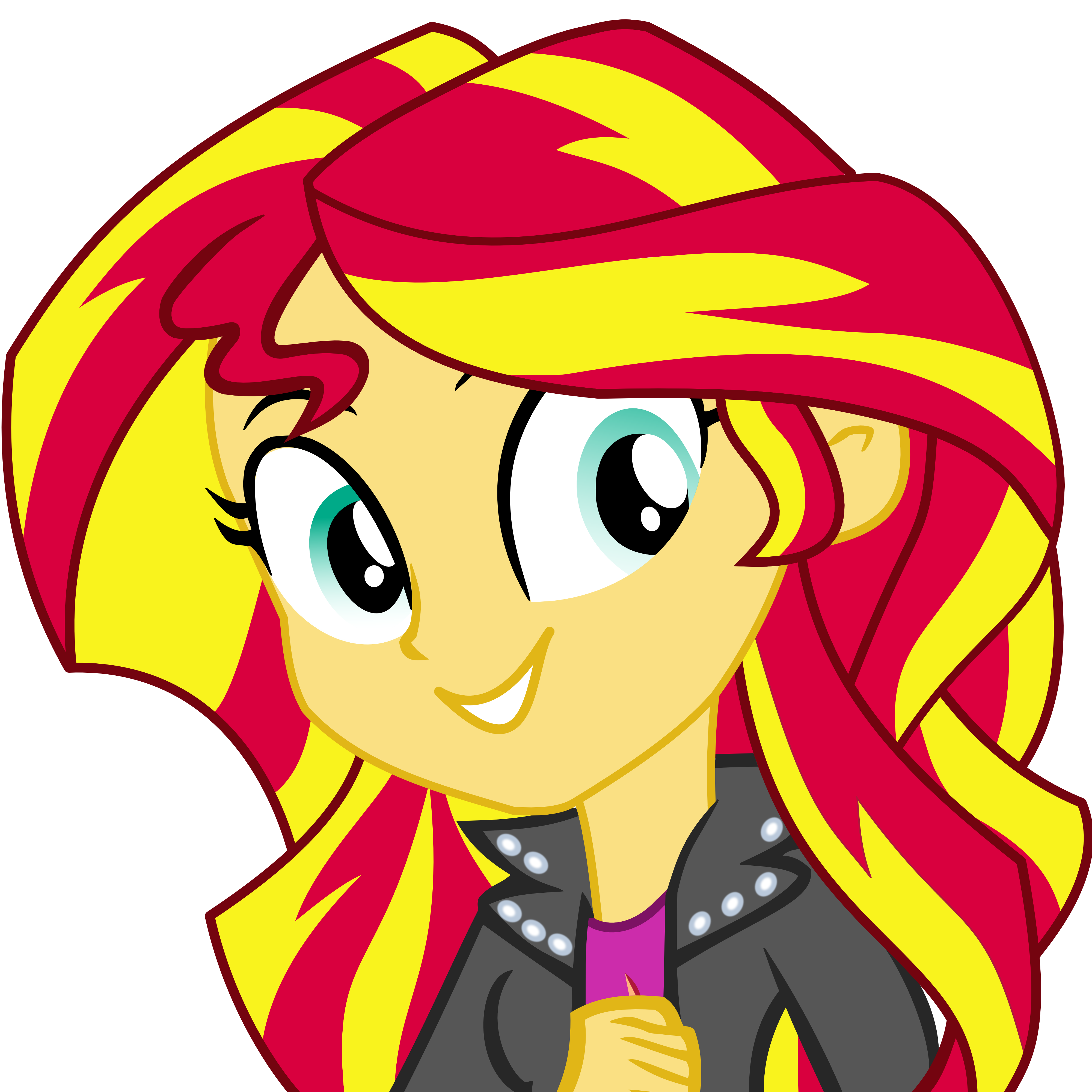 4000x4000 Mlp] Sunset Shimmer Vector By Anonimowybrony