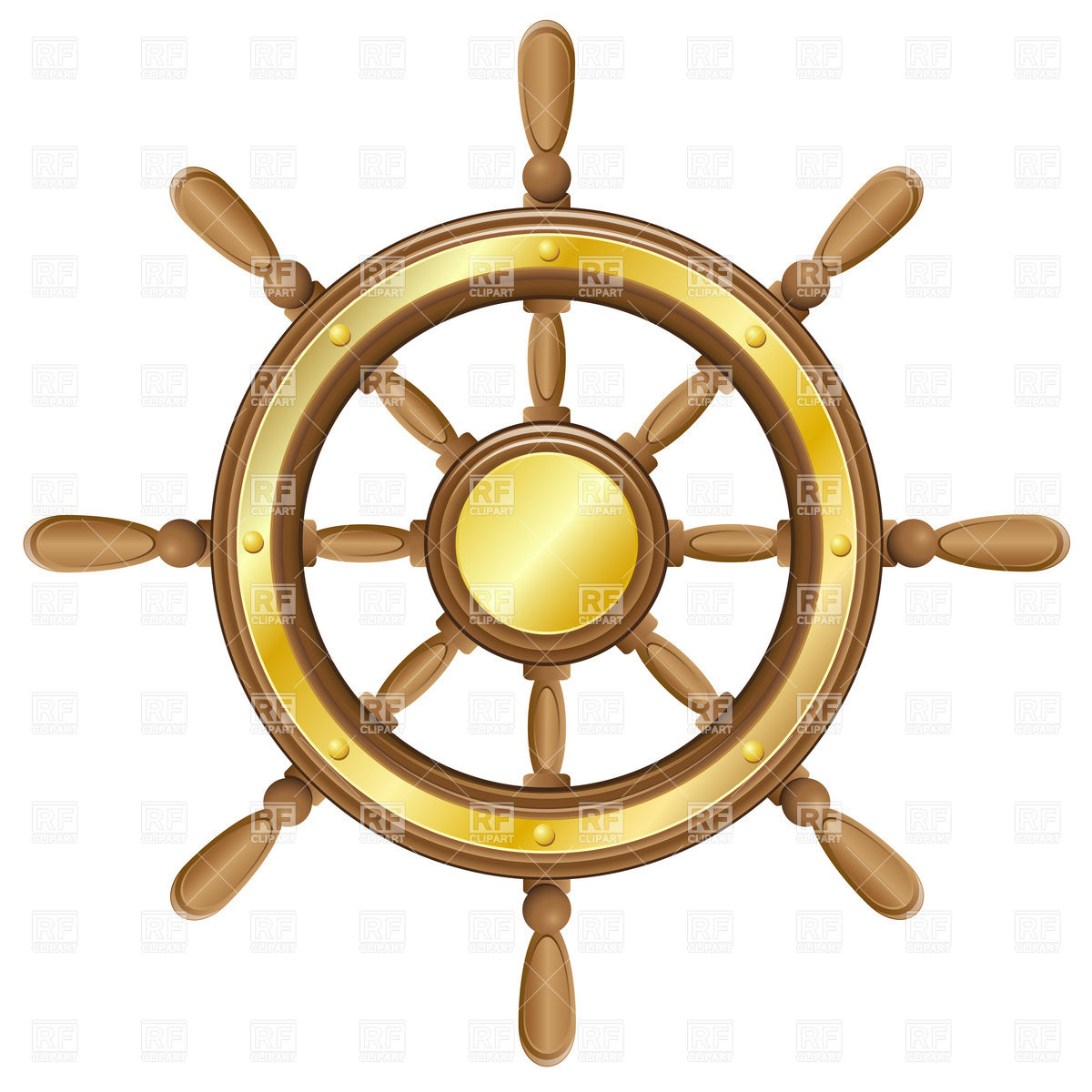 1200x1200 Ship Steering Wheel Vector Image Vector Artwork Of Objects