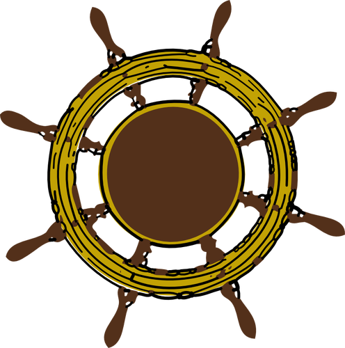 496x500 Color Ship Steering Wheel Vector Graphics Public Domain Vectors