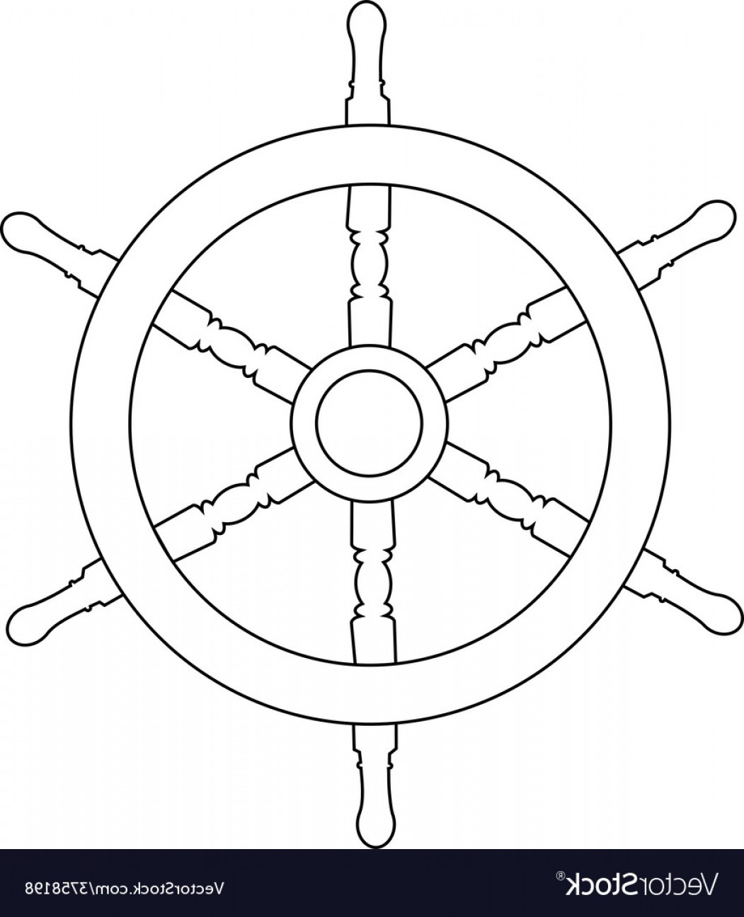 1051x1296 Ship Wheel Outline Drawings Vector Orangiausa