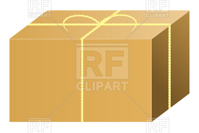 400x267 Closed Shipping Box Vector Image Vector Artwork Of Objects