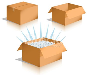 346x299 Shipping Boxes [Vector] Stock Vectors