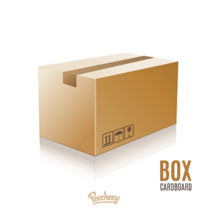 425x425 Cardboard Box Vector Free Vector Download In .ai, .eps, .svg Format