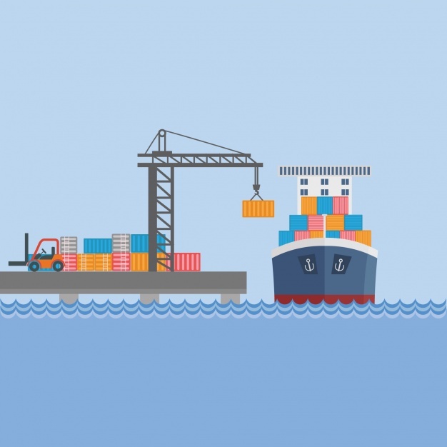626x626 Container Ship Vectors, Photos And Psd Files Free Download