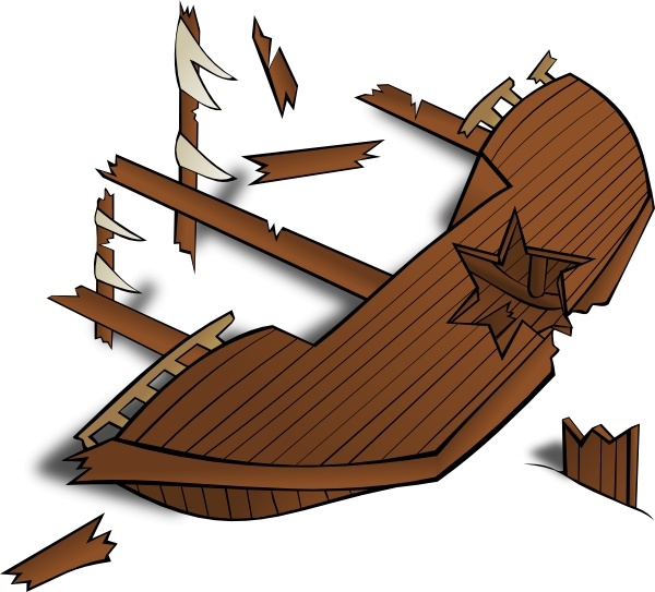 600x543 Shipwreck Clip Art Free Vector In Open Office Drawing Svg ( .svg