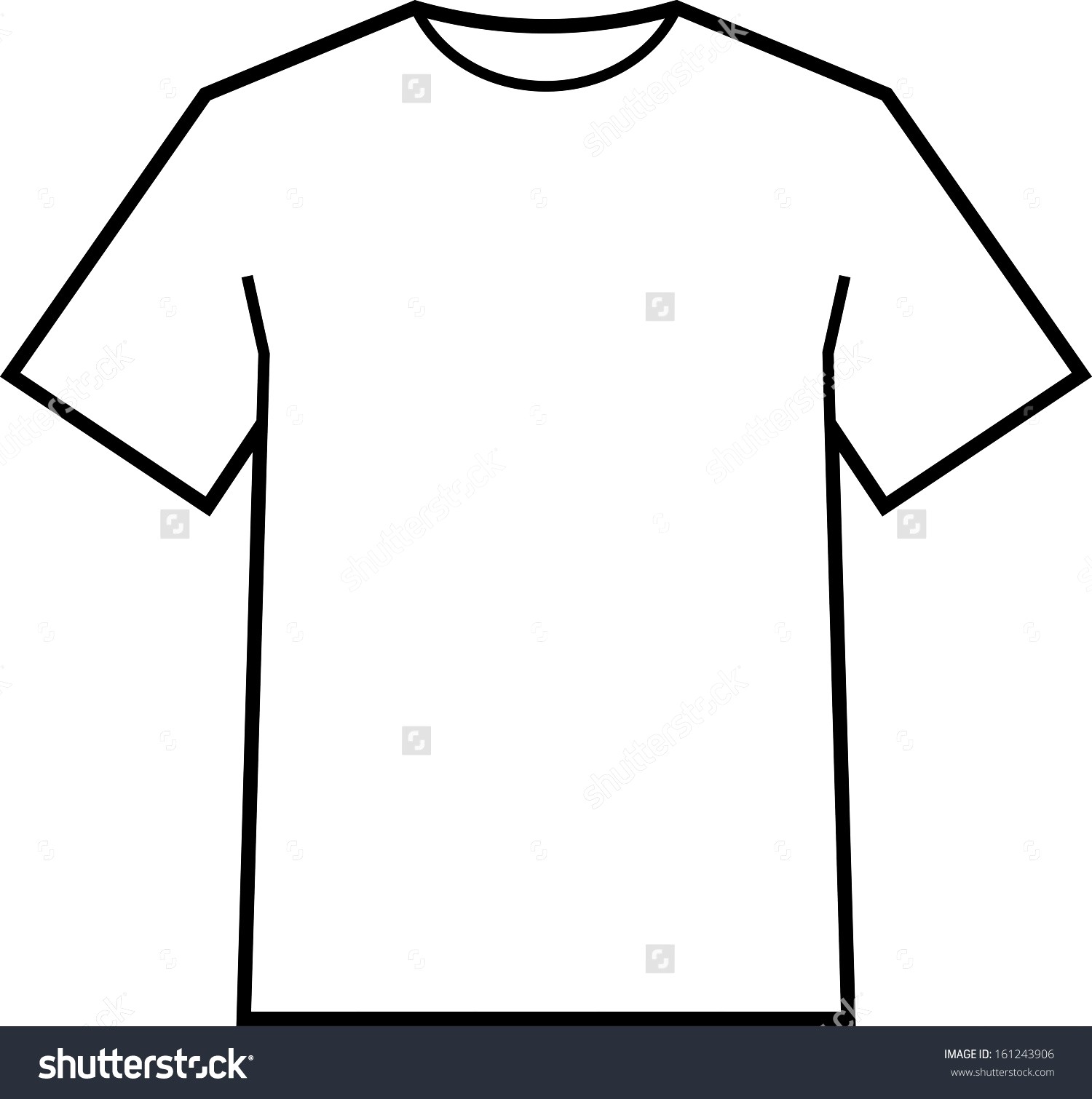 1500x1510 Blank Baseball Shirt Icon Outline Style Vector 13006412 12