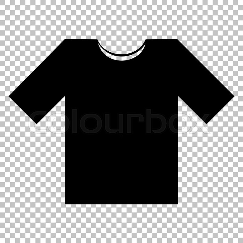 799x800 T Shirt Sign. Flat Style Icon On Transparent Background Stock