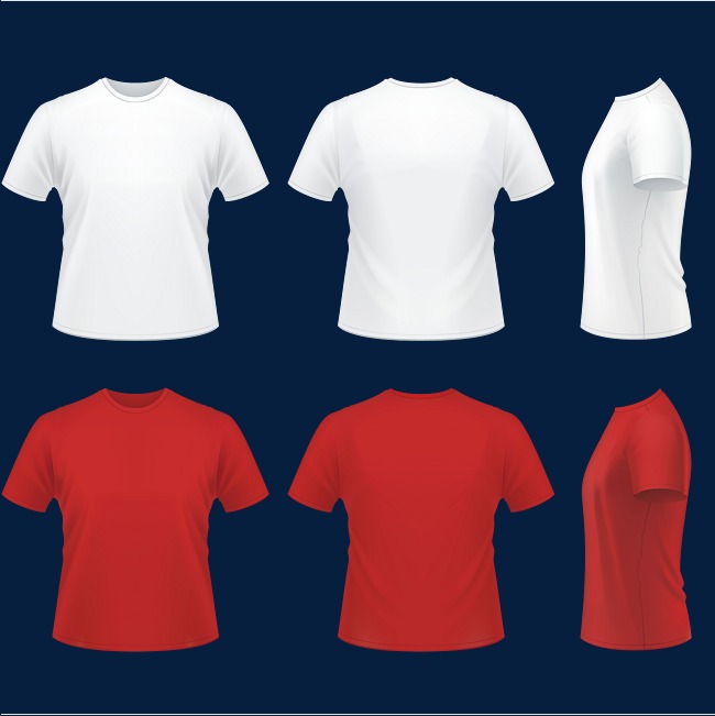 650x651 Red And White T Shirt Vector Material, Red, White, T Shirt Png And