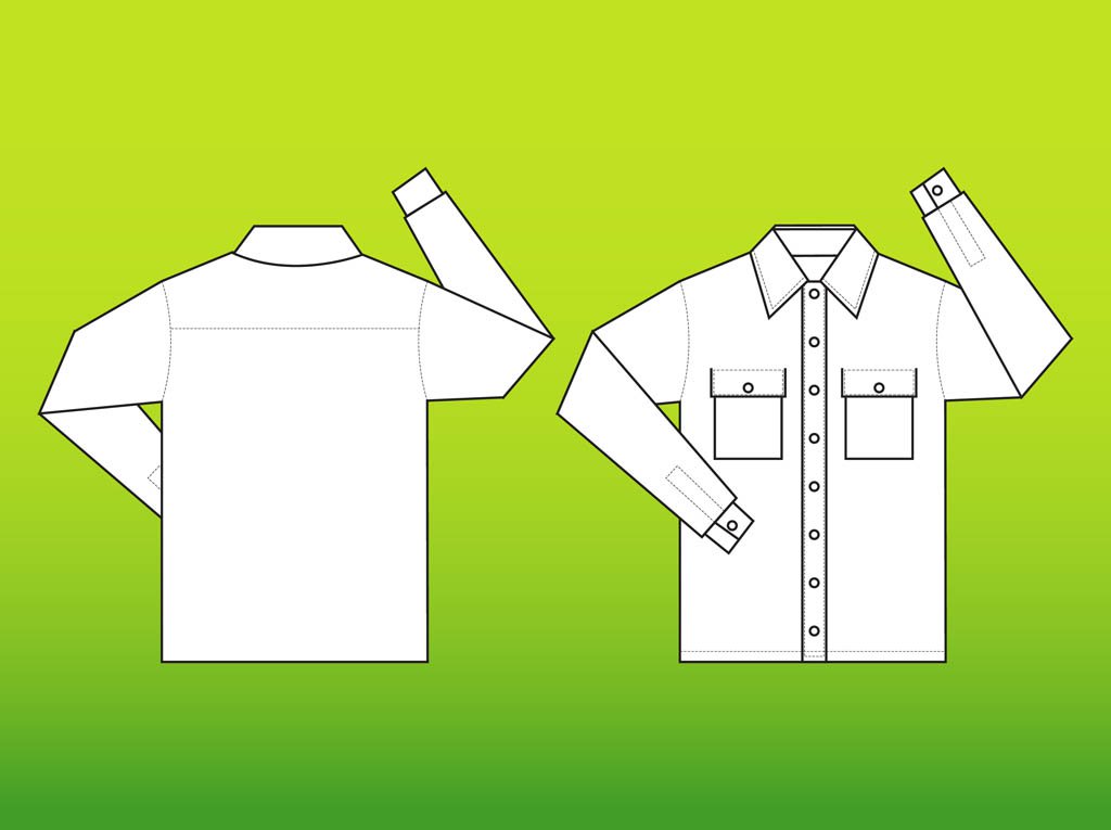1024x765 Shirt Vector Template Vector Art Amp Graphics