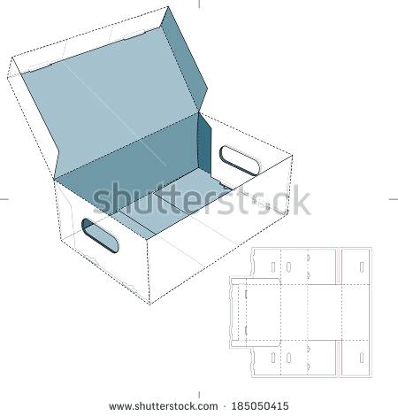 450x470 Shoe Box Template Free Vector Shoebox
