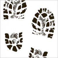 200x200 Footprint Clipart Boot Tracks